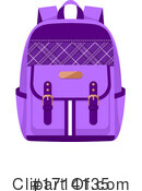 Backpack Clipart #1714135 by Vector Tradition SM
