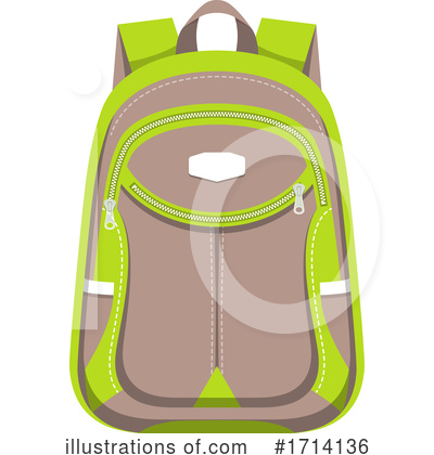 Royalty-Free (RF) Backpack Clipart Illustration by Vector Tradition SM - Stock Sample #1714136