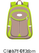 Backpack Clipart #1714136 by Vector Tradition SM