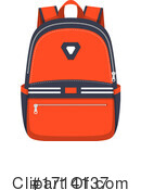 Backpack Clipart #1714137 by Vector Tradition SM