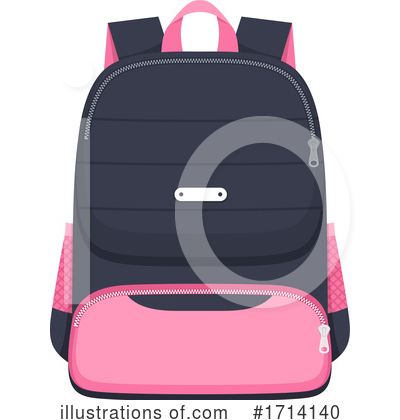 Royalty-Free (RF) Backpack Clipart Illustration by Vector Tradition SM - Stock Sample #1714140
