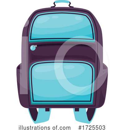 Royalty-Free (RF) Backpack Clipart Illustration by Vector Tradition SM - Stock Sample #1725503