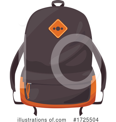 Royalty-Free (RF) Backpack Clipart Illustration by Vector Tradition SM - Stock Sample #1725504