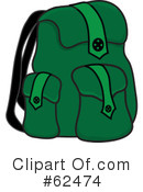 Backpack Clipart #62474 by Pams Clipart