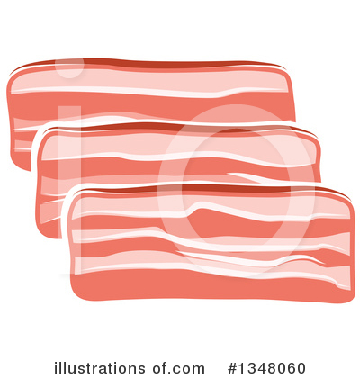 Royalty-Free (RF) Bacon Clipart Illustration by Vector Tradition SM - Stock Sample #1348060