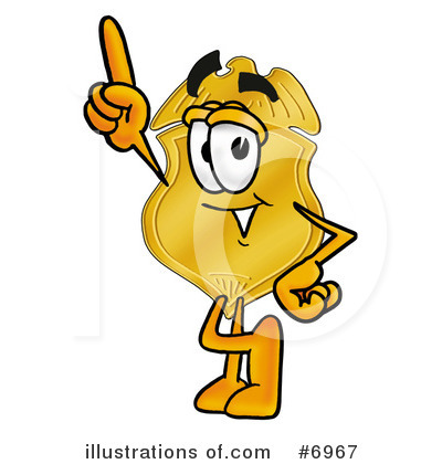 Royalty-Free (RF) Badge Clipart Illustration by Mascot Junction - Stock Sample #6967