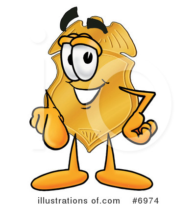 Royalty-Free (RF) Badge Clipart Illustration by Mascot Junction - Stock Sample #6974