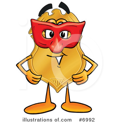Royalty-Free (RF) Badge Clipart Illustration by Mascot Junction - Stock Sample #6992
