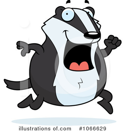 Badger Clipart #1066629 by Cory Thoman