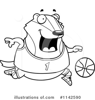 Royalty-Free (RF) Badger Clipart Illustration by Cory Thoman - Stock Sample #1142590