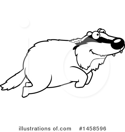 Royalty-Free (RF) Badger Clipart Illustration by Cory Thoman - Stock Sample #1458596