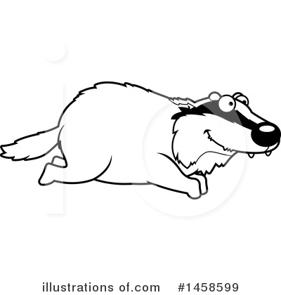 Royalty-Free (RF) Badger Clipart Illustration by Cory Thoman - Stock Sample #1458599