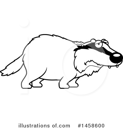 Royalty-Free (RF) Badger Clipart Illustration by Cory Thoman - Stock Sample #1458600