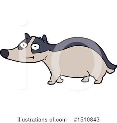 Royalty-Free (RF) Badger Clipart Illustration by lineartestpilot - Stock Sample #1510843