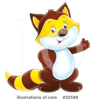 Royalty-Free (RF) Badger Clipart Illustration by Alex Bannykh - Stock Sample #32588