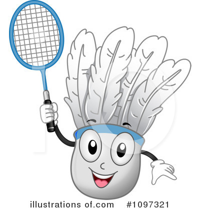 Shuttlecock Clipart #1097321 by BNP Design Studio