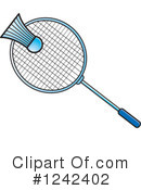 Badminton Clipart #1242402 by Lal Perera