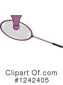 Badminton Clipart #1242405 by Lal Perera