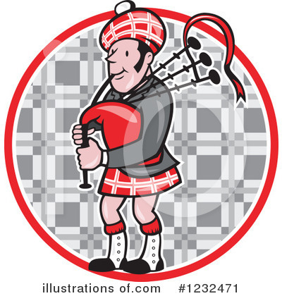 Royalty-Free (RF) Bagpipes Clipart Illustration by patrimonio - Stock Sample #1232471