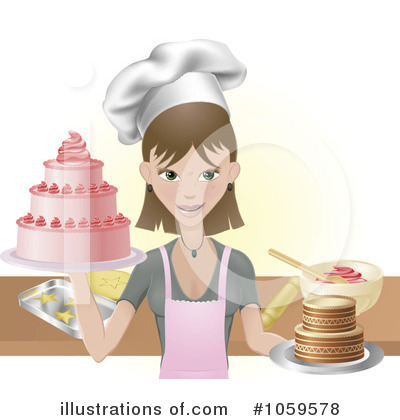 Royalty-Free (RF) Baker Clipart Illustration by AtStockIllustration - Stock Sample #1059578
