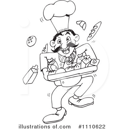 Chef Clipart #1110622 by Dennis Holmes Designs
