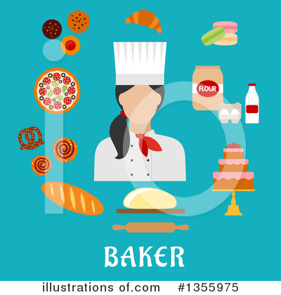 Baking Clipart #1355975 by Vector Tradition SM
