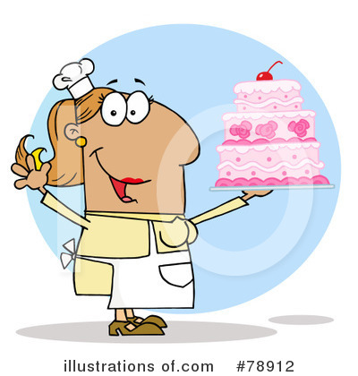 Royalty-Free (RF) Baker Clipart Illustration by Hit Toon - Stock Sample #78912