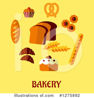 Royalty-Free (RF) Bakery Clipart Illustration by Vector Tradition SM - Stock Sample #1275892