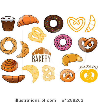 Royalty-Free (RF) Bakery Clipart Illustration by Vector Tradition SM - Stock Sample #1288263