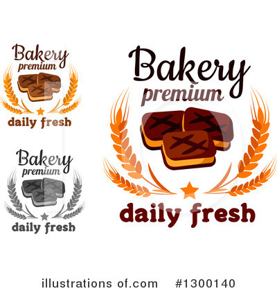 Royalty-Free (RF) Bakery Clipart Illustration by Vector Tradition SM - Stock Sample #1300140