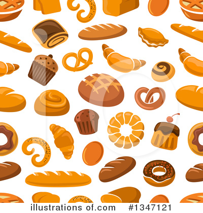 Muffin Clipart #1347121 by Vector Tradition SM
