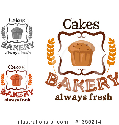 Muffin Clipart #1355214 by Vector Tradition SM