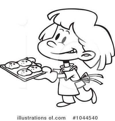 Royalty-Free (RF) Baking Clipart Illustration by toonaday - Stock Sample #1044540