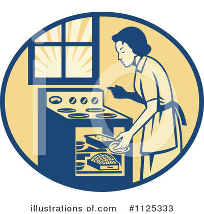Housewife Clipart #1125333 by patrimonio