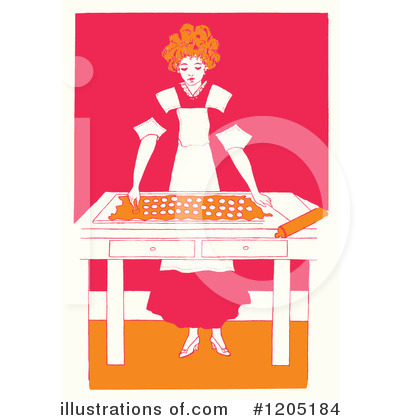 Royalty-Free (RF) Baking Clipart Illustration by Prawny Vintage - Stock Sample #1205184