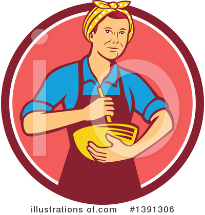 Royalty-Free (RF) Baking Clipart Illustration by patrimonio - Stock Sample #1391306