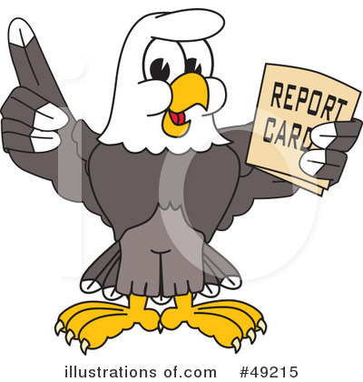Royalty-Free (RF) Bald Eagle Character Clipart Illustration by Mascot Junction - Stock Sample #49215