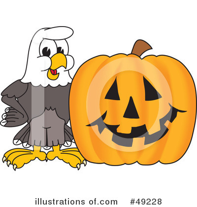 Royalty-Free (RF) Bald Eagle Character Clipart Illustration by Mascot Junction - Stock Sample #49228