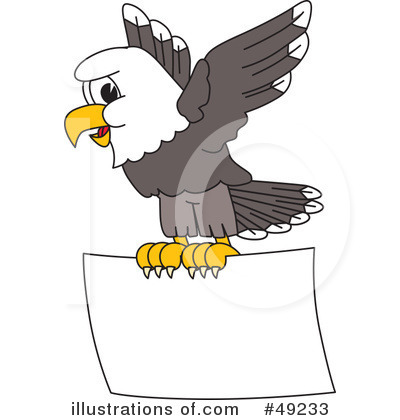 Royalty-Free (RF) Bald Eagle Character Clipart Illustration by Mascot Junction - Stock Sample #49233