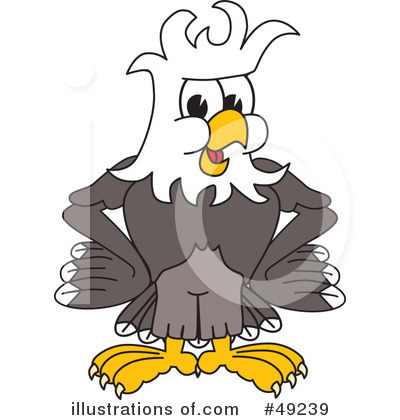 Royalty-Free (RF) Bald Eagle Character Clipart Illustration by Mascot Junction - Stock Sample #49239