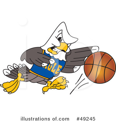 Royalty-Free (RF) Bald Eagle Character Clipart Illustration by Mascot Junction - Stock Sample #49245