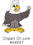 Bald Eagle Character Clipart #49247 by Mascot Junction