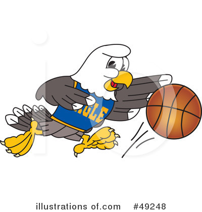 Royalty-Free (RF) Bald Eagle Character Clipart Illustration by Mascot Junction - Stock Sample #49248