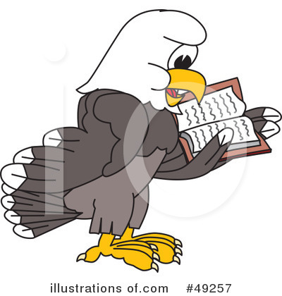 Royalty-Free (RF) Bald Eagle Character Clipart Illustration by Mascot Junction - Stock Sample #49257