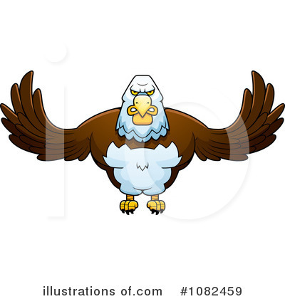 Royalty-Free (RF) Bald Eagle Clipart Illustration by Cory Thoman - Stock Sample #1082459