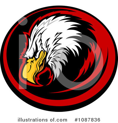 Royalty-Free (RF) Bald Eagle Clipart Illustration by Chromaco - Stock Sample #1087836