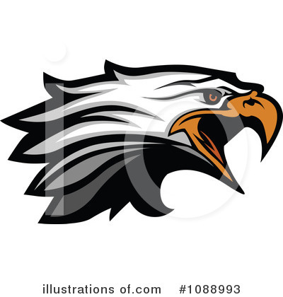 Royalty-Free (RF) Bald Eagle Clipart Illustration by Chromaco - Stock Sample #1088993