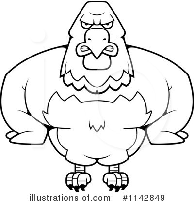 Royalty-Free (RF) Bald Eagle Clipart Illustration by Cory Thoman - Stock Sample #1142849