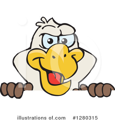 Royalty-Free (RF) Bald Eagle Clipart Illustration by Dennis Holmes Designs - Stock Sample #1280315