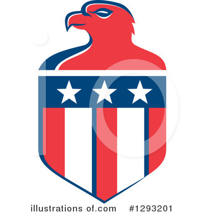 Royalty-Free (RF) Bald Eagle Clipart Illustration by patrimonio - Stock Sample #1293201